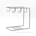 Decorative Metal Hooks iron coffee cup stand table kitchen tidy storage Factory